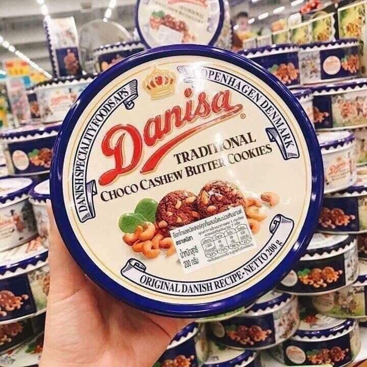 Bánh Danisa Hạt Điều 200gr Ăn Vặt Chị Mập