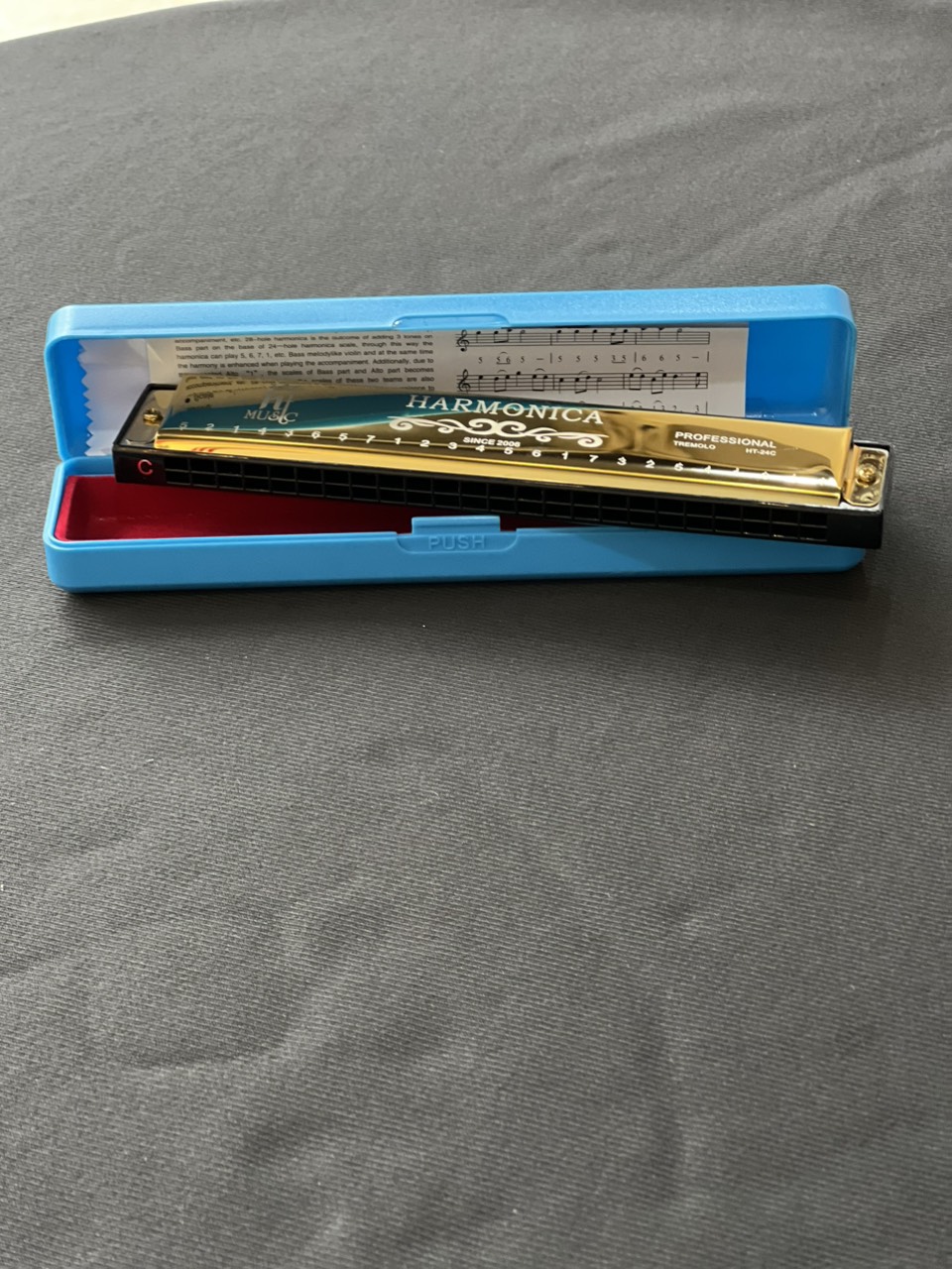 Kèn harmonica tremolo 24 lỗ cho người mới chơi