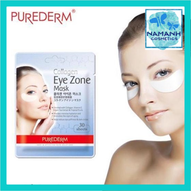 Dưỡng mắt Purederm Collagen Eye Zone 30 miếng