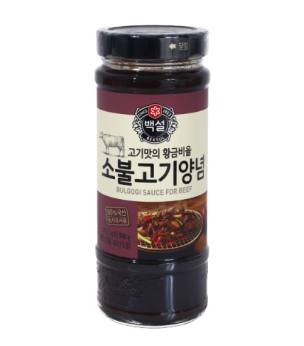 Sốt ướp thịt bò không cay beksul hàn quốc 500g