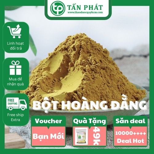 Bột hoàng đằng nguyên chất túi lớn loại 500gram - Tấn Phát - Hàng loại 1 chất lượng cao