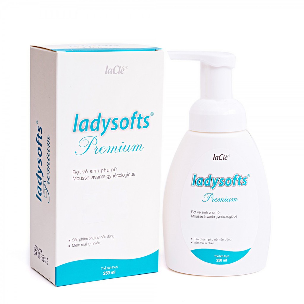 DUNG DỊCH VỆ SINH LADYSOFTS PREMIUM CHAI 250ML