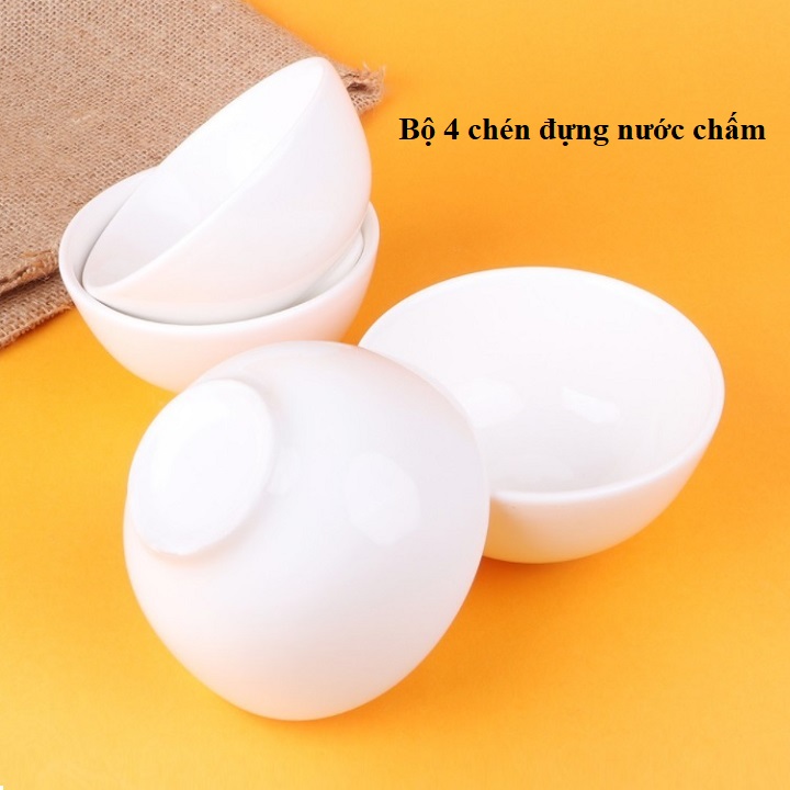 Chén đựng nước chấm - chén sứ đựng nước chấm