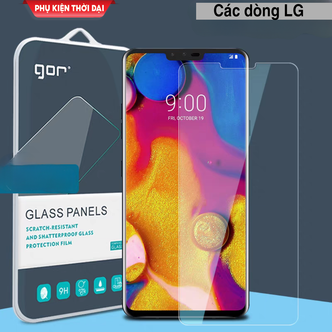 Cường lực gor lg v60 thinq / lg g8x / lg v50s trong suốt trơn mượt 9h / 2.5d
