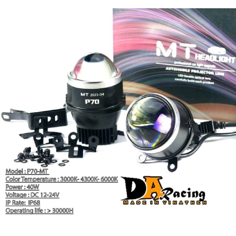 Bi gầm mt p80_ bi 3inh_ 55w_chống nước ip67 lắp cho đèn gầm ô tô