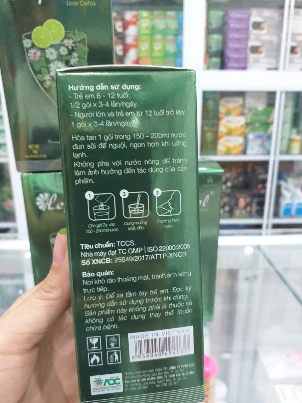[HCM]Bột sủi thanh nhiệt HEPACOOL mát tức thì