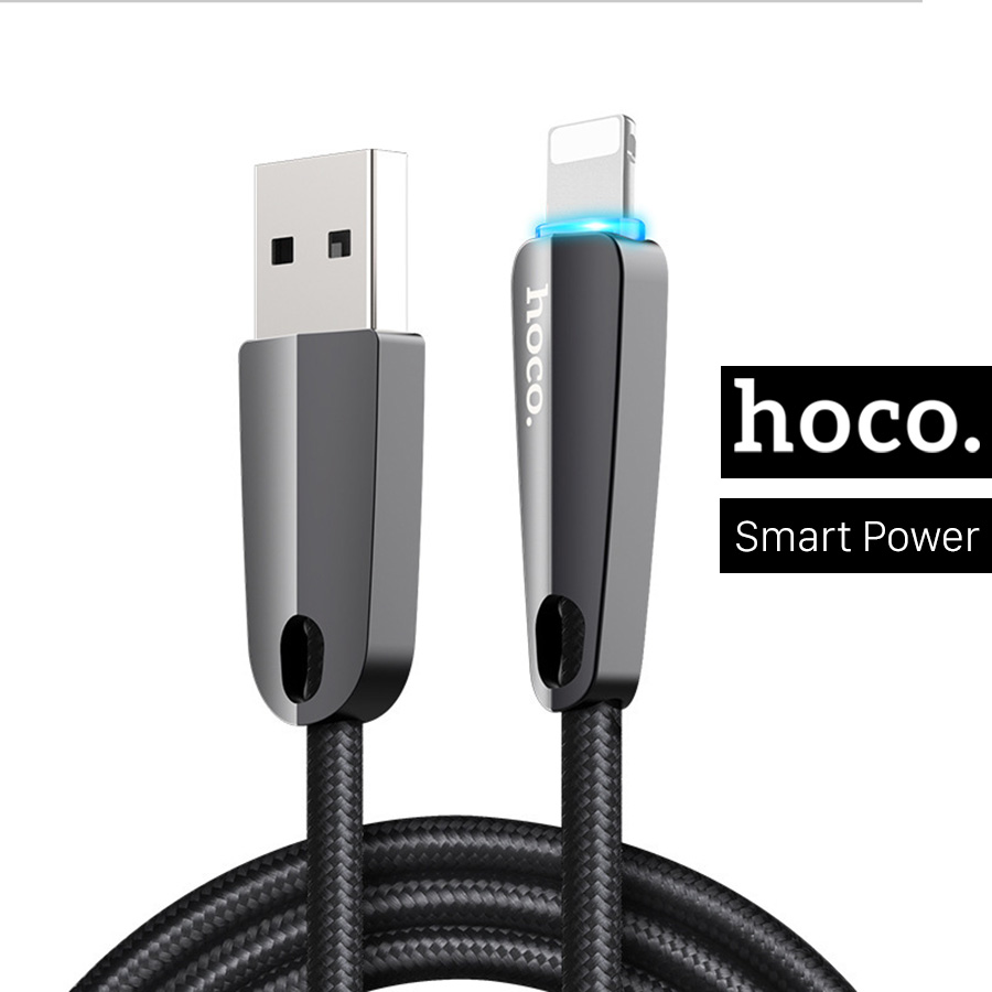 Cáp iPhone / TypeC tự ngắt dây dù HOCO U35 dài 1M2 / 2M