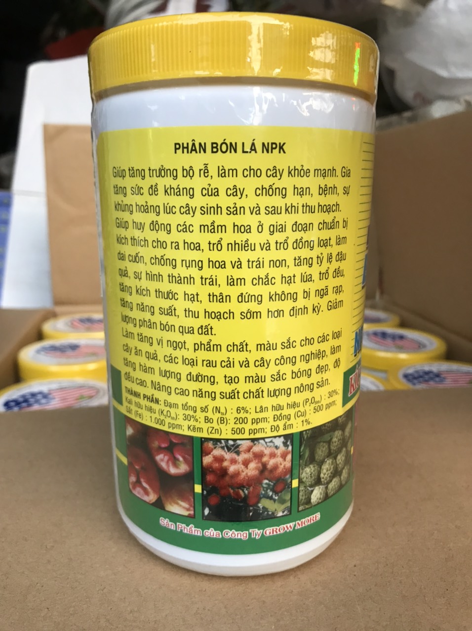 Phân NPK 6-30-30+TE Growmore