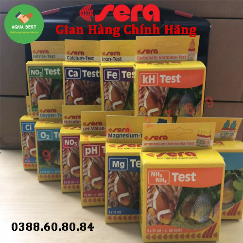 [Chính Hãng] Test sera - Bộ test nước Sera - Test nước Sera
