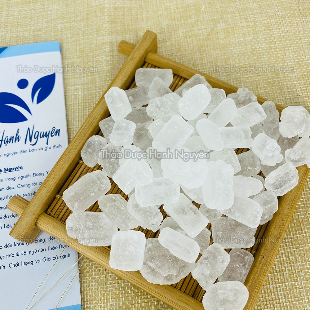 Đường phèn trắng Lam Sơn 100g, vị ngọt thanh tự nhiên, dùng nấu chè, chưng yến, pha trà, nấu siro