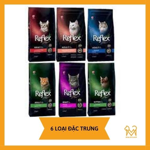 Hạt Reflex Plus+ Thổ Nhĩ Kỳ dành cho mèo 1,5kg