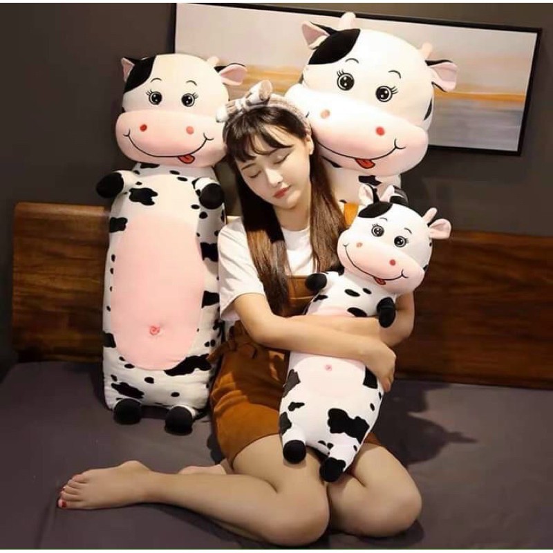 GỐI ÔM BÒ SỮA SIÊU CUTE [ MẪU MỚI RẺ VÔ ĐỊCH]