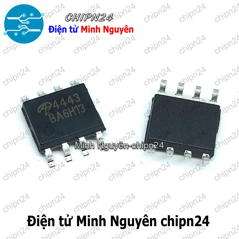 [2 con] (ST) Mosfet Dán AO4443 SOP-8 Hàng Tốt 6A 40V Kênh P (SMD) (4443) - HH004678