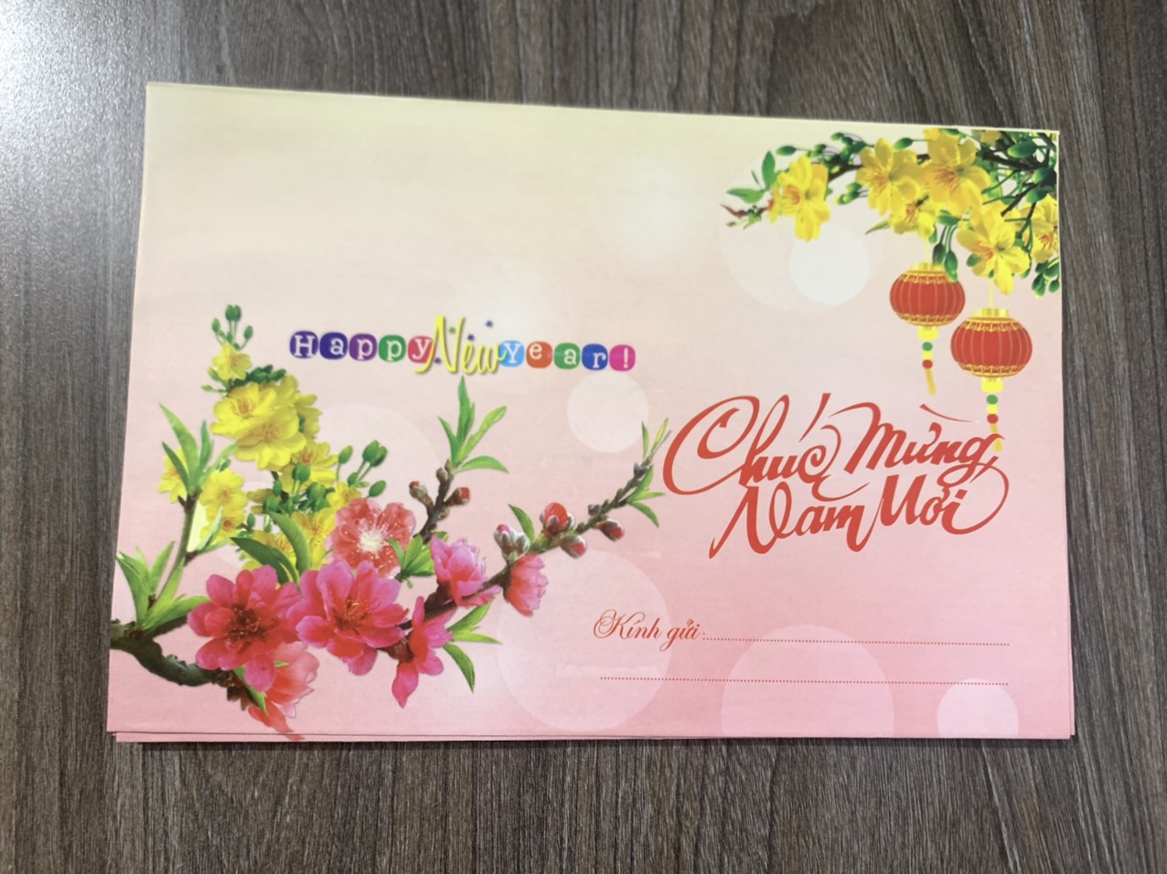 Set 10 phong bì chúc mừng năm mới