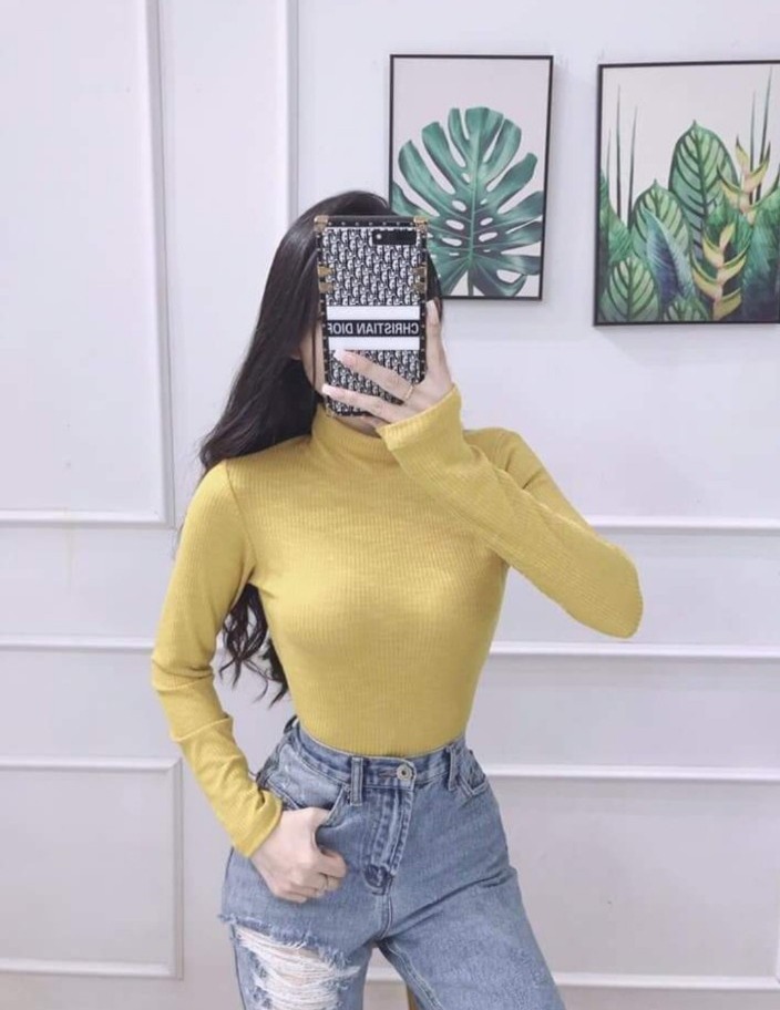 Combo 3 áo thun cổ lọ thời trang❣️❣️