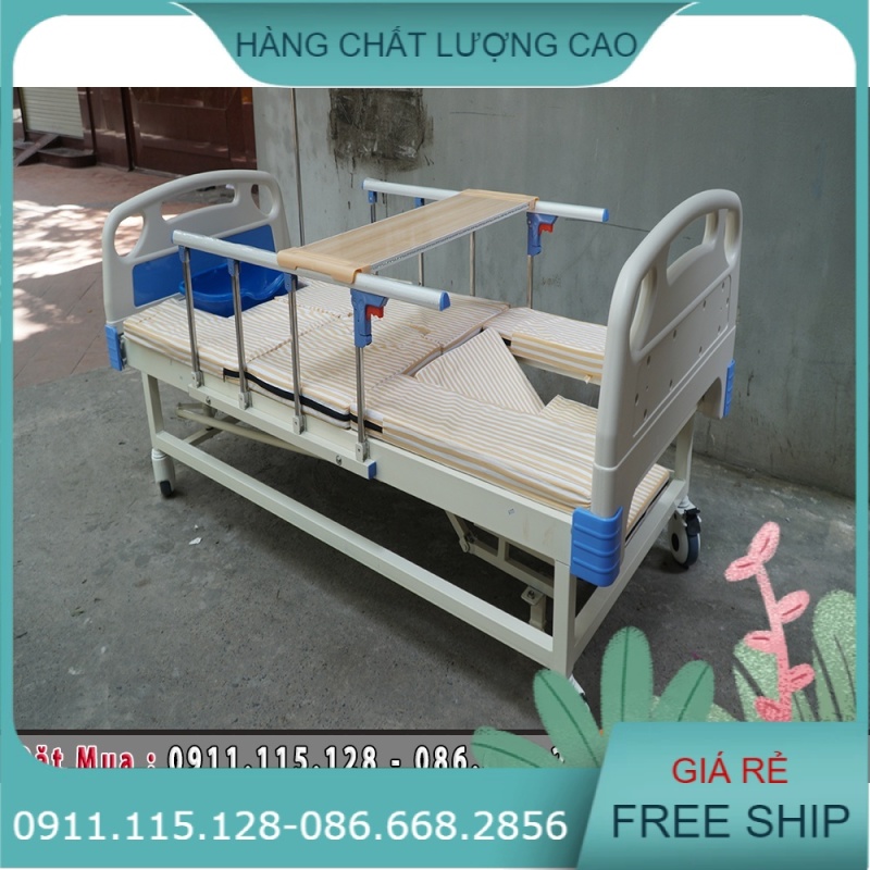 Giường Y Tế Đa Năng Thép Sơn Mạ Tĩnh Điện Bảo Hành 12 Tháng Hl2 (Giá 7.900.000đ)
