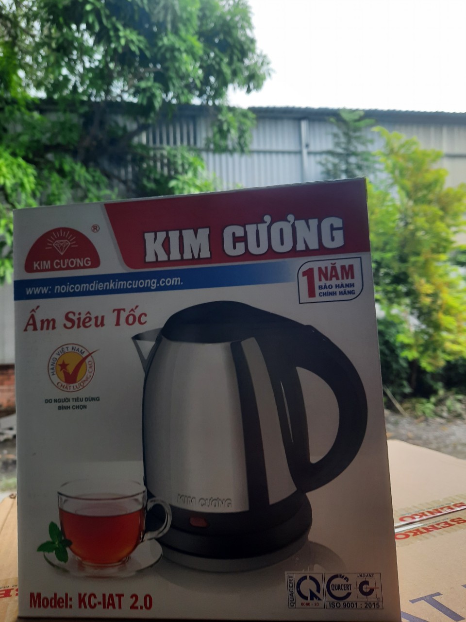 Bình đun siêu tốc Kim Cương KC-IAT 2.0 Lít