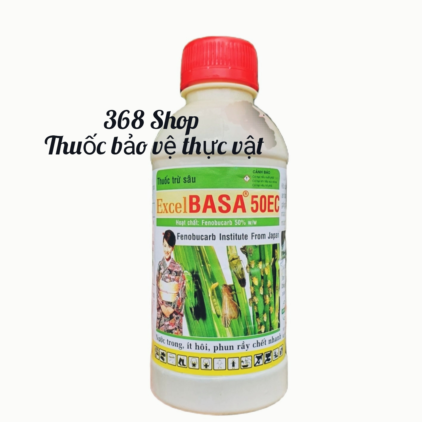 Thuốc trừ sâu Excel BASA 50EC 450ml) Đặc t rị: Rầy Nâu, Bọ trĩ, Rầy cám hại lúa.