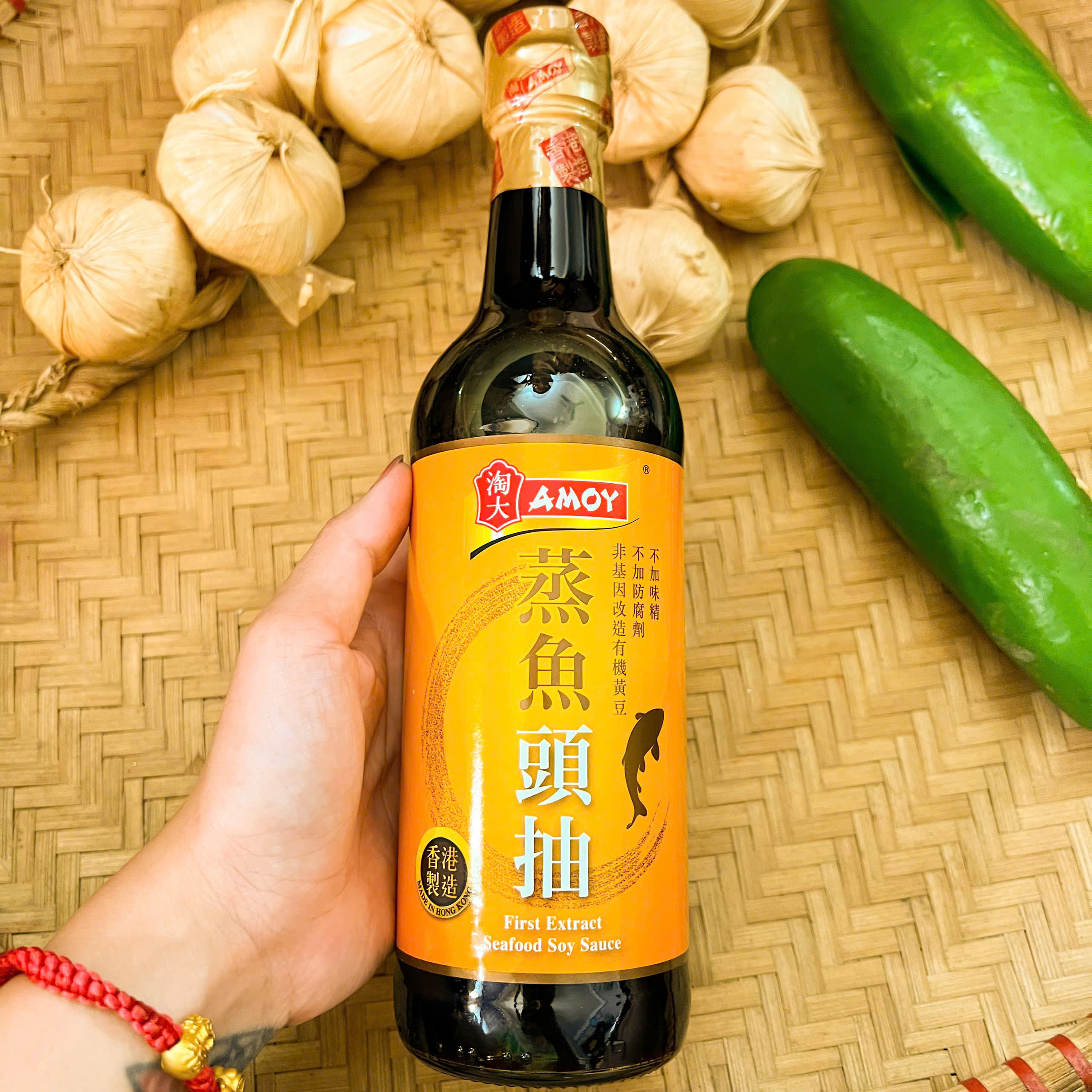 NƯỚC TƯƠNG HẤP CÁ AMOY THƯỢNG HẠNG - CHAI 500ML