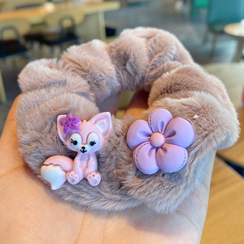 Cột tóc lông mềm hình con vật cute