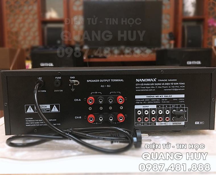 Amply Nanomax Pro 007 - 8 sò, kết nối bluetooth