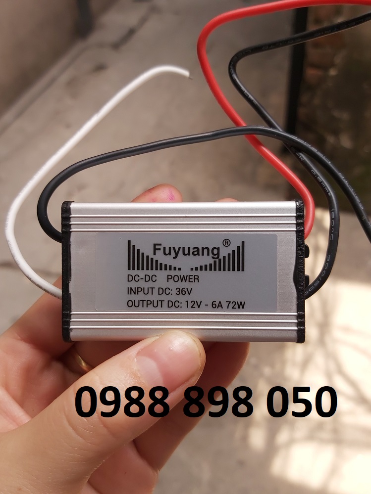 bộ hạ áp 36v xuống 12v 6a max 72w
