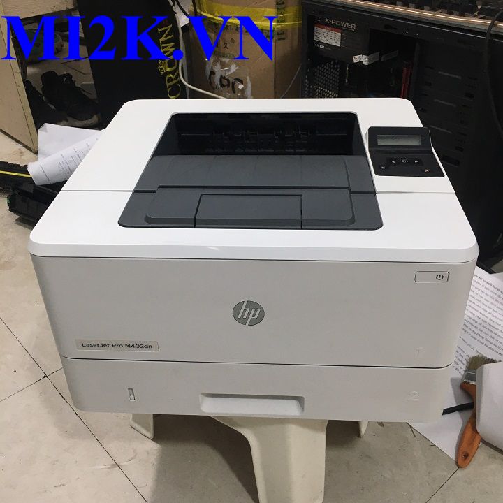 Máy in 2 mặt qua mạng Lan tốc độ cao - HP 402DN ( Tặng Hộp Mực Đa Năng - Dây Nguồn , Cáp in Mới 100% Đi Theo Máy )