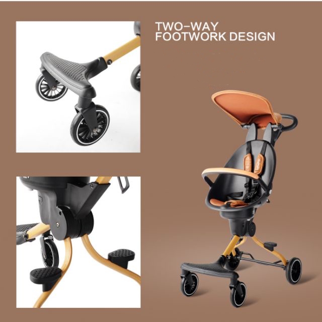 Xe đẩy 2 chiều cho bé Baohaohao v5