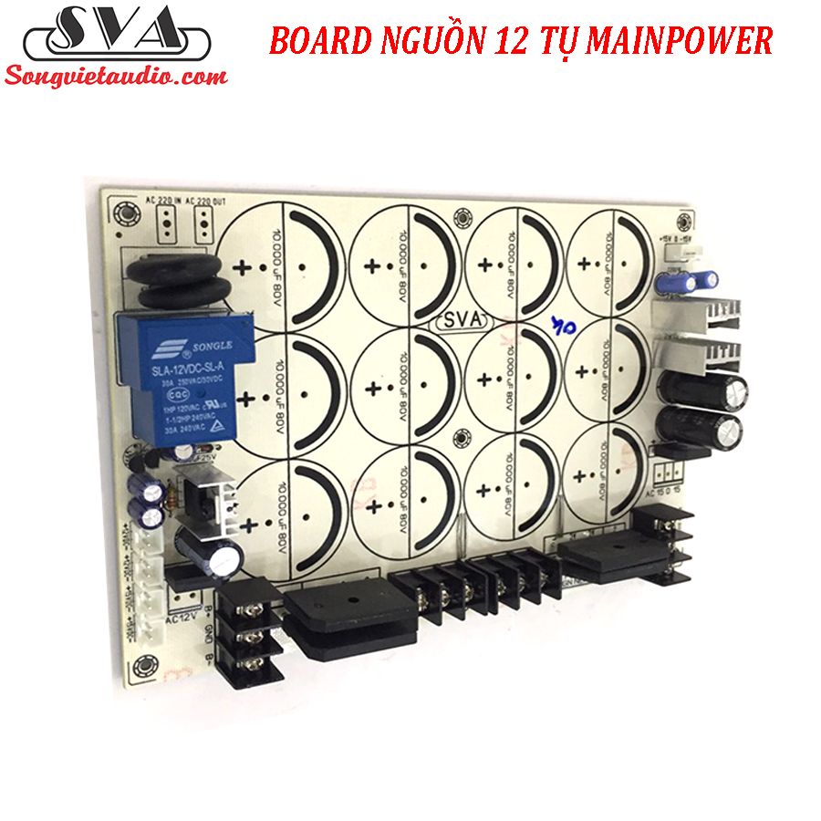 MẠCH NGUỒN 12 TỤ (2 KÊNH) - 1 MẠCH