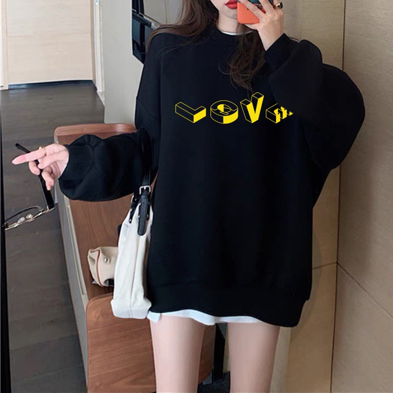 Áo đôi sweater ( 2 áo ) in chữ tình yêu siêu đẹp