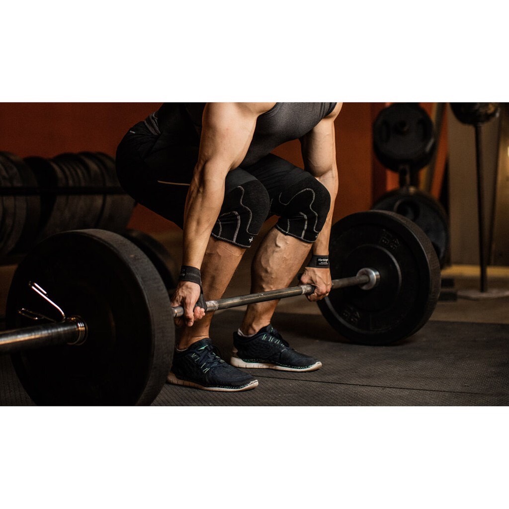 [HCM]Dây Kéo Lưng Tập Gym Harbinger Leather (Da Thật) - Đen