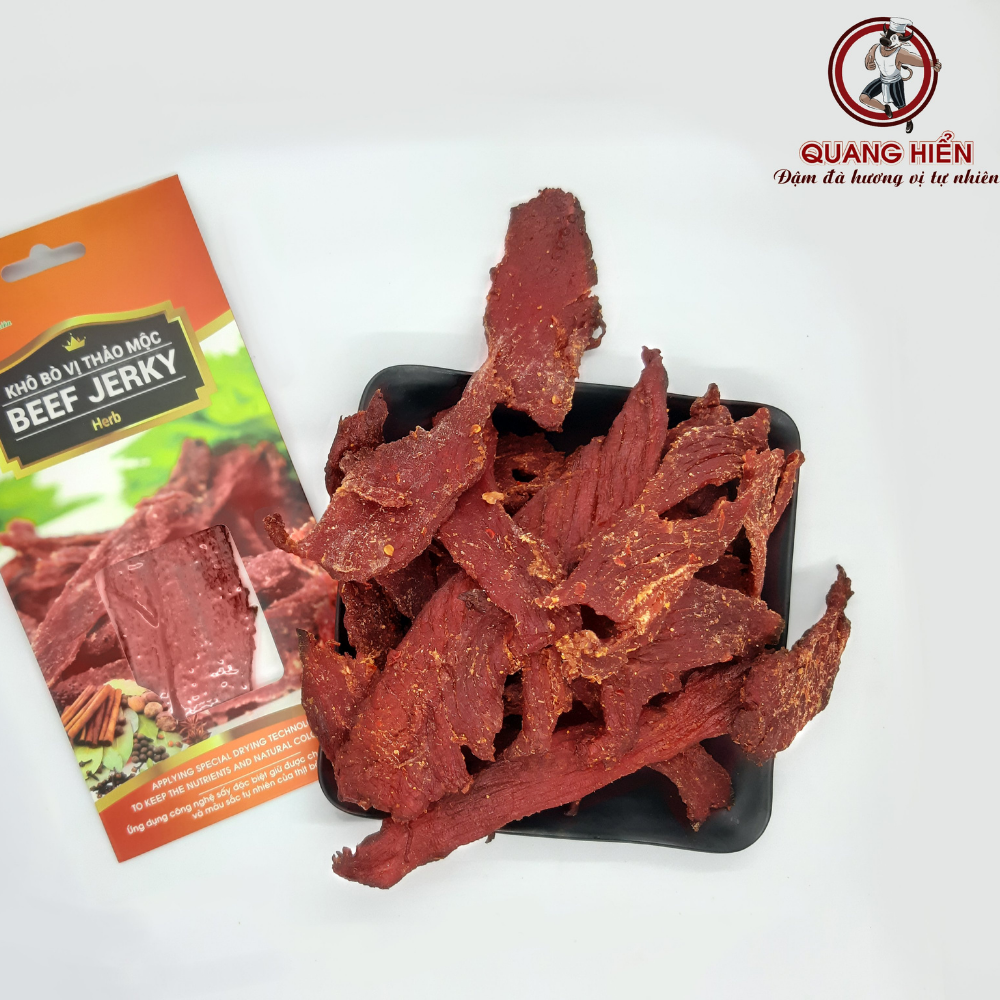 Beef jerky khô bò thảo mộc 20g