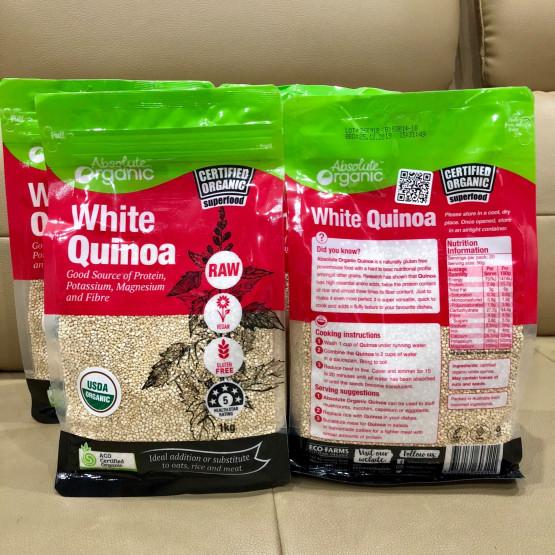 Hạt Diêm Mạch Organic Quinoa Của Úc Absolute Organic (1kg),