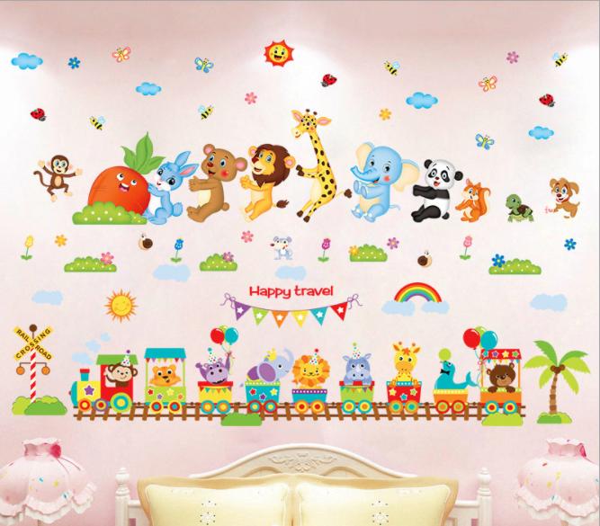 DECAL DÁN TƯỜNG ĐOÀN KẾT VÀ ĐOÀN TÀU