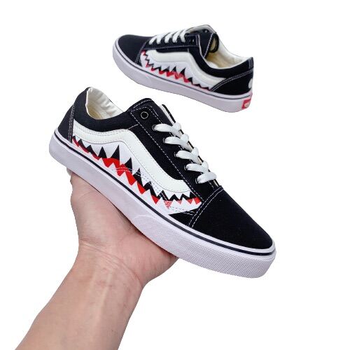 [Hoàn Tiền 15%]giày old skool cá.Tặng tất,hộp,dây