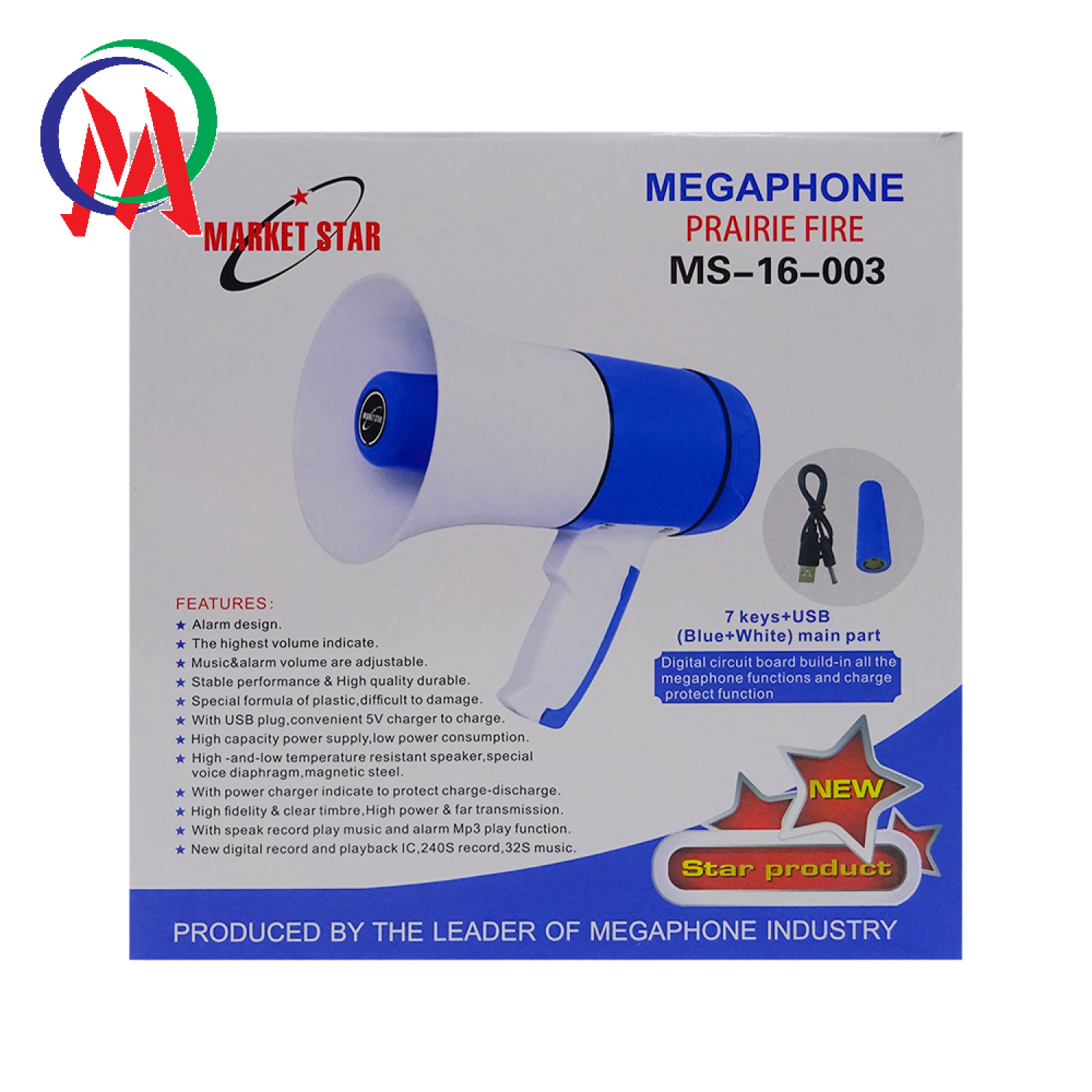 Loa phóng thanh cầm tay ms - 16 - 002.