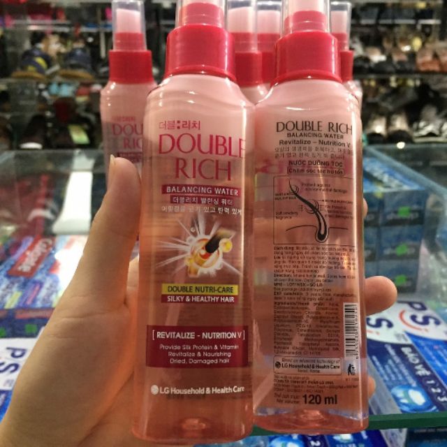 Xịt dưỡng tóc Double Rich chăm sóc tóc hư tổn 120ml