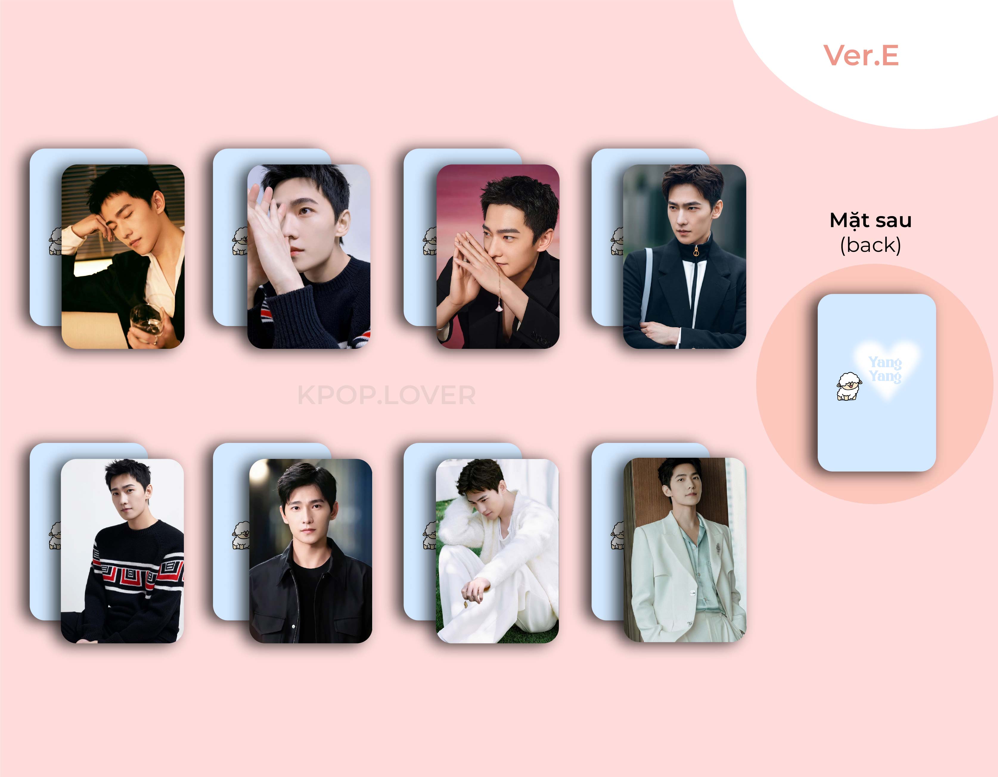 SET 8 CARD BO GÓC DƯƠNG DƯƠNG