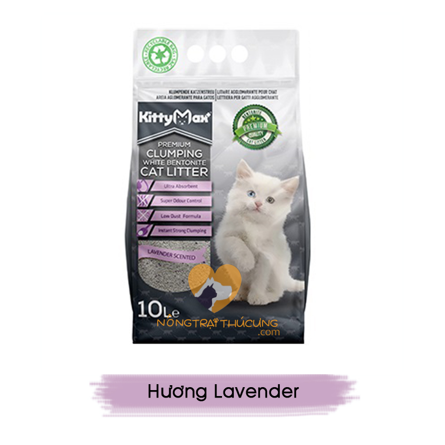 Cát vệ sinh cho mèo - cát bentonite thổ nhĩ kỳ kitty max 10l - đủ 5 mùi -
