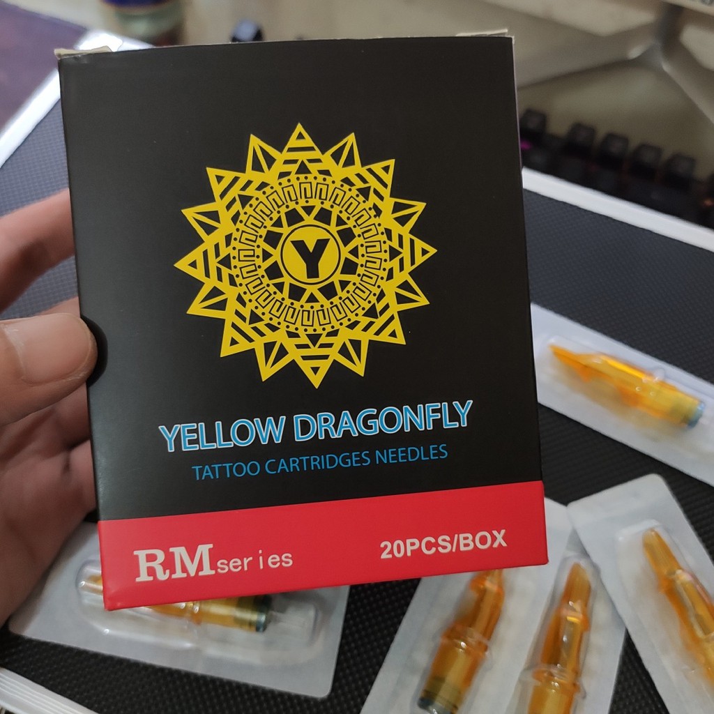 Vỉ 5 kim Pen 13RM Yellow Dragonfly