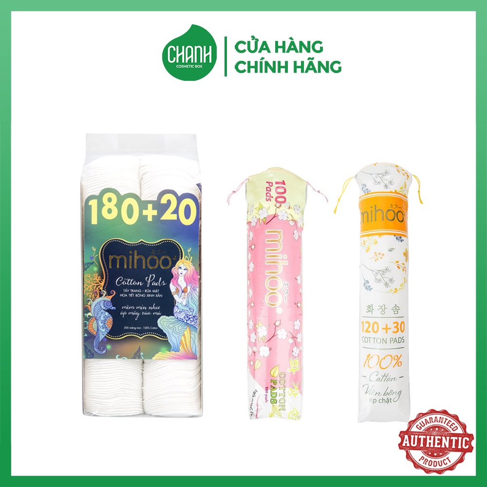 Bông Tẩy Trang Mihoo Cotton Pads