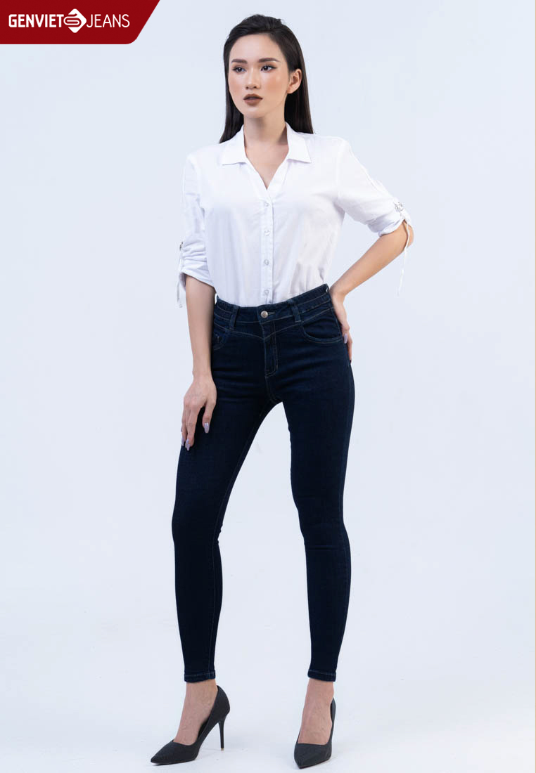QUẦN DÀI NỮ DQ102J754 GENVIET