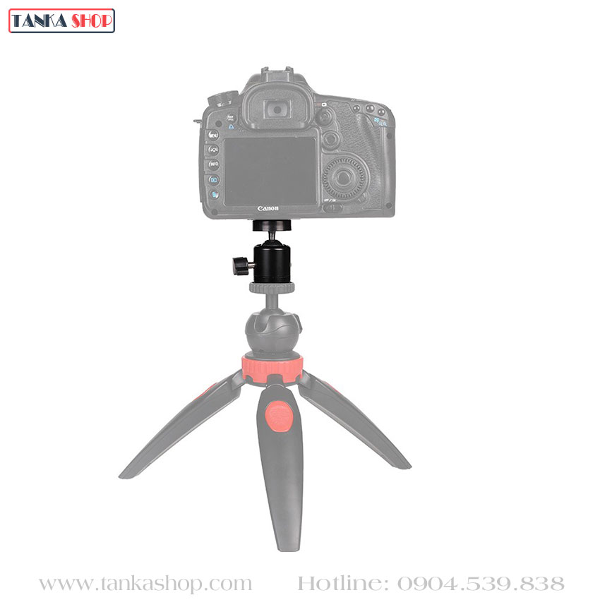 Ball head mini tripod gắn chân máy ảnh