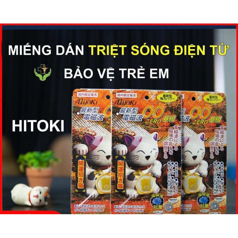[HCM][Có Video] Chip dán chặn sóng điện từ HITOKI cho thiết bị điện tử!