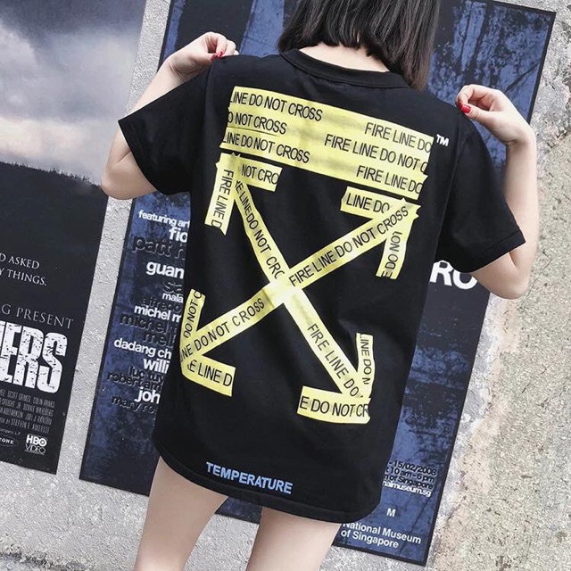 [HCM]Áo OFF-WHITE Đen Vàng