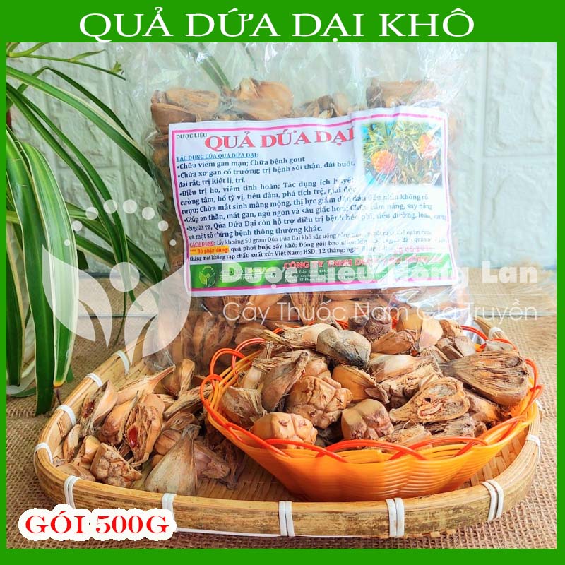 [FreeshipMAX] Dược liệu QUẢ DỨA DẠI khô sạch đóng gói 500gram