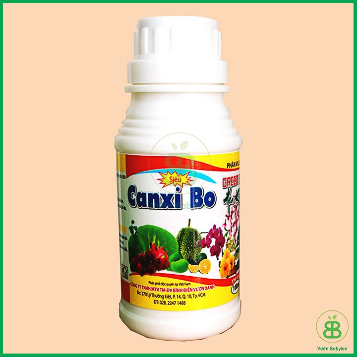 Phân Bón Lá Canxi Bo 100ml Chống Rụng Hoa, Nứt Trái, Thối Trái Và Kích Thích Ra Rễ Cho Cây