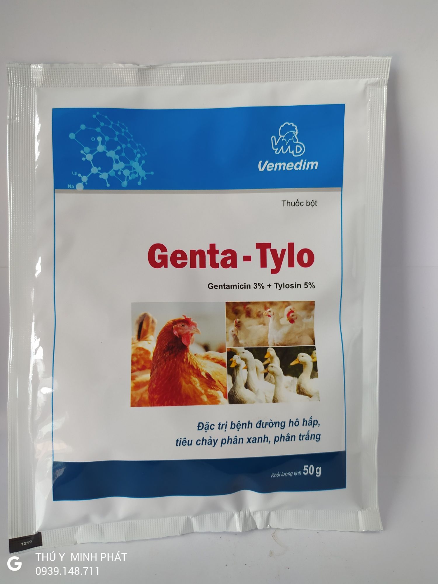 SẢN PHẨM GENTA TYLO GÓI 50G