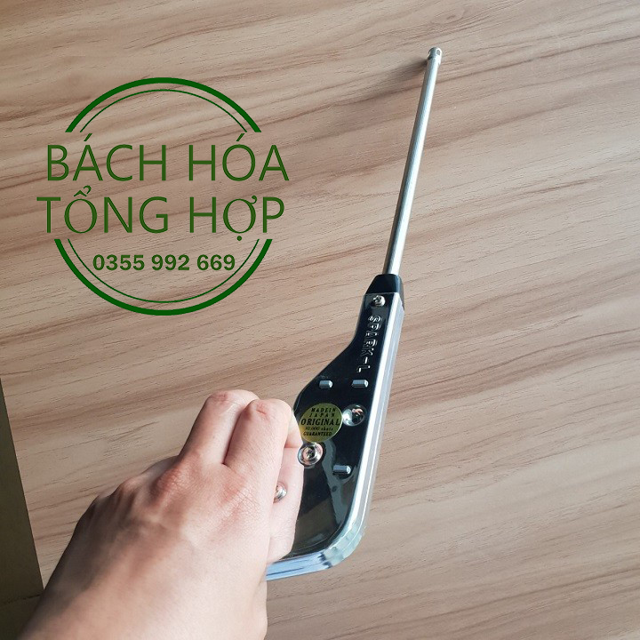 Dụng cụ mồi bếp ga-Bật lửa mồi bếp gas đánh tia lửa MADE IN JANPAN SPARK-L INOX