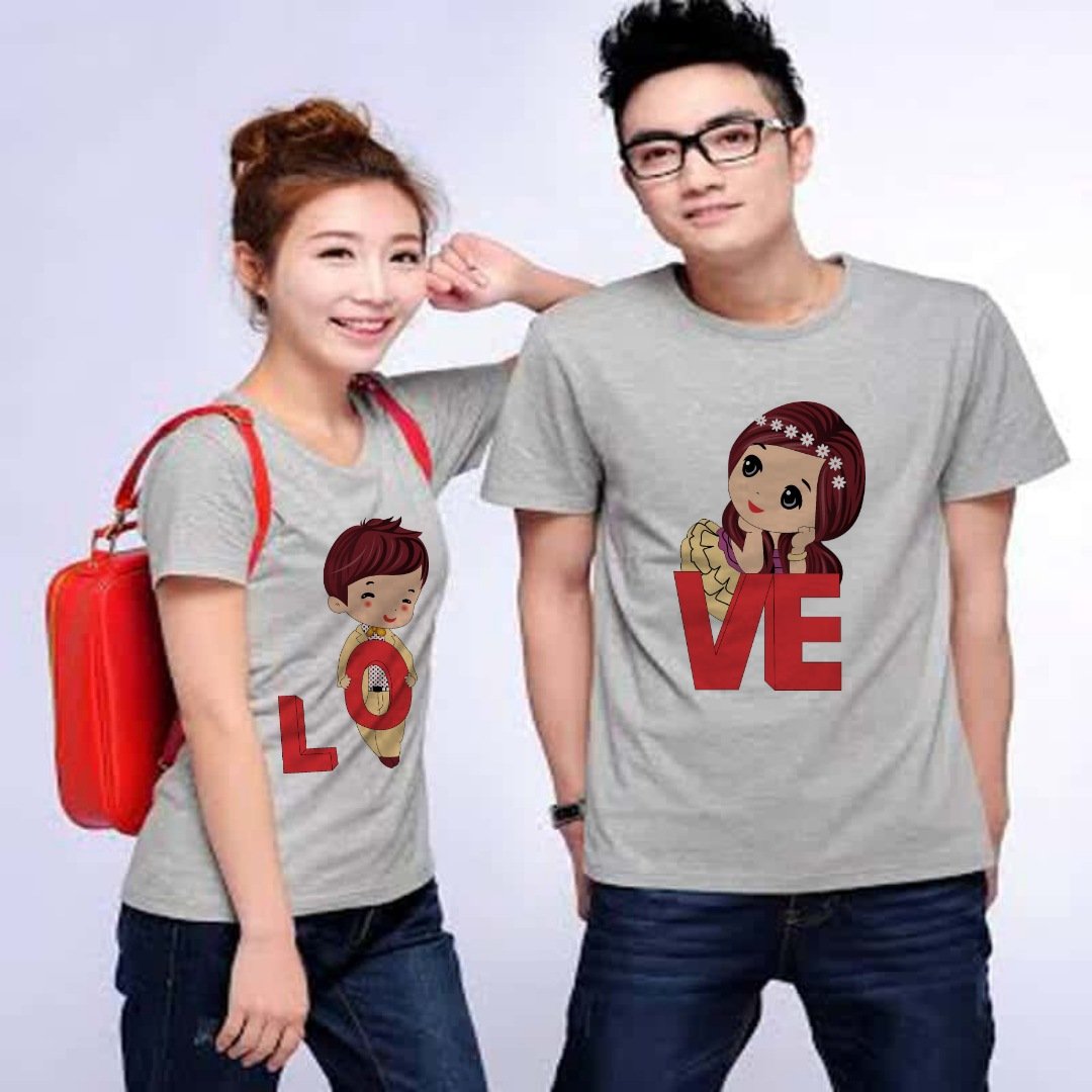 [1 Cặp]Áo Thun Cặp Đôi Tình Yêu Vợ Chồng Đẹp